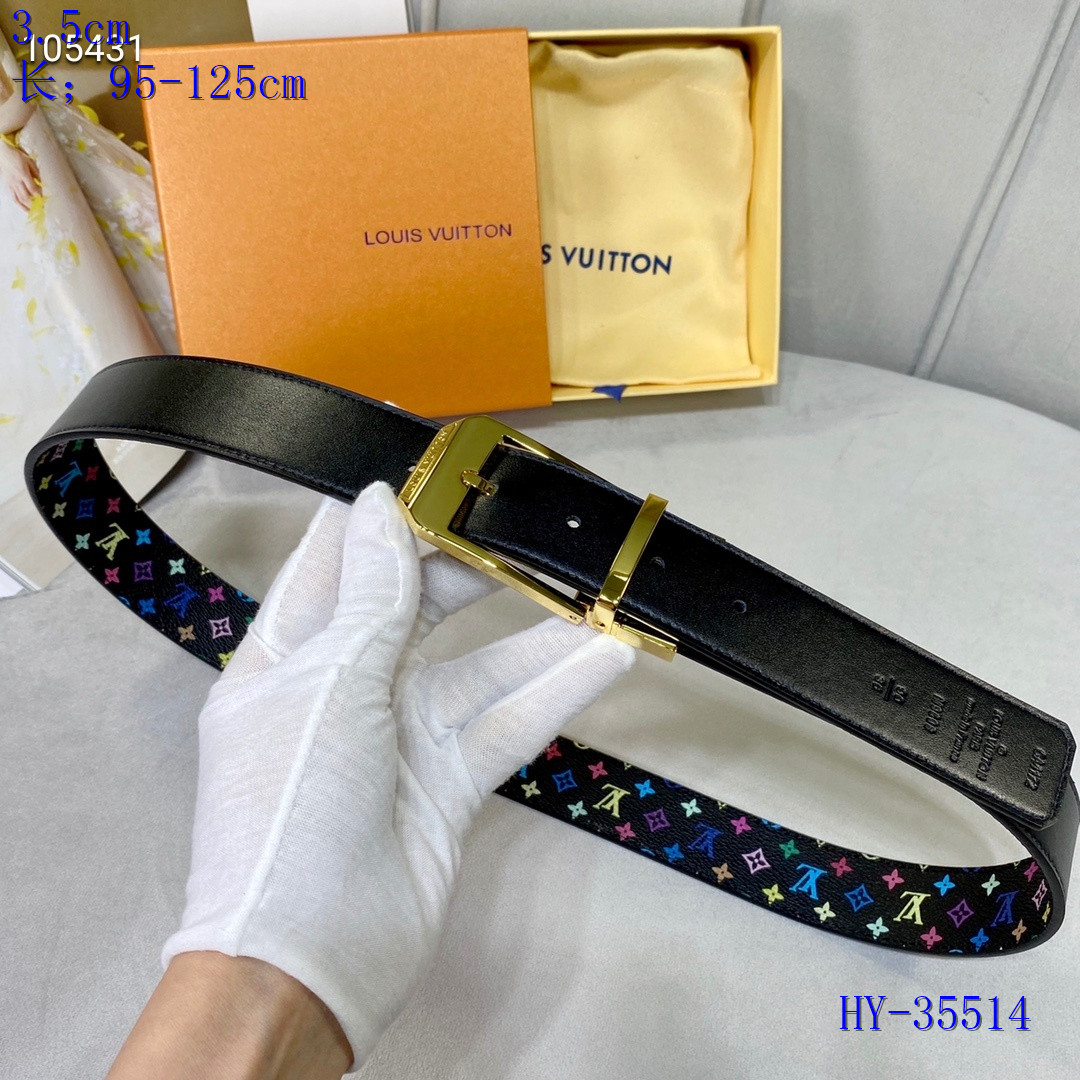 LV Belts 3.5 cm Width 043
